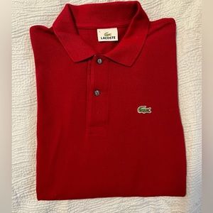 Lacoste Polo Shirt, long sleeves. New, no tags. Never worn. Size 5.